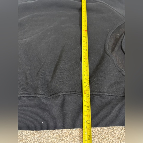 Good American Pullover Sweatshirt Womens 5/2XL Mesh Insert Black USA Made Cotton - Picture 10 of 10